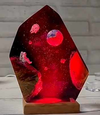 Handmade Resin Lamp